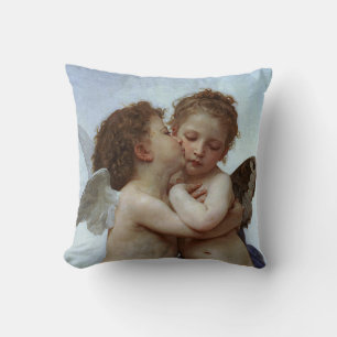 Cojín Decorativo L'Amour et Psyche de Bouguereau, enfants (Cupido)