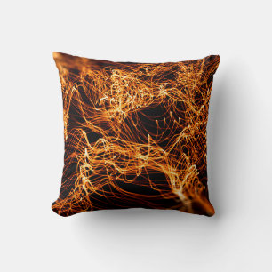 Cojín Decorativo Lámparas de oro abstractas