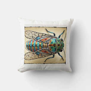 Cojín Decorativo Lamprodila Insect 050824IREF219 - Watercolor