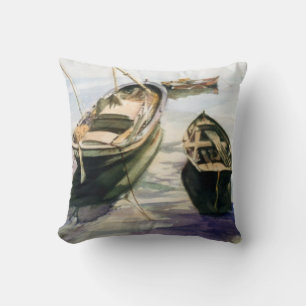 Cojín Decorativo Lanchas de pesca/Fishing boats