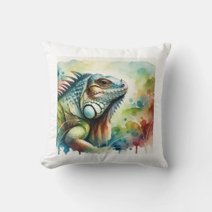 Cojín Decorativo Land iguana 120724AREF121 - Watercolor