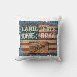 Cojín Decorativo Land of the Free - Throw Pillow