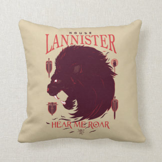Cojín Decorativo Lannister de la Casa - Escúchame Roar