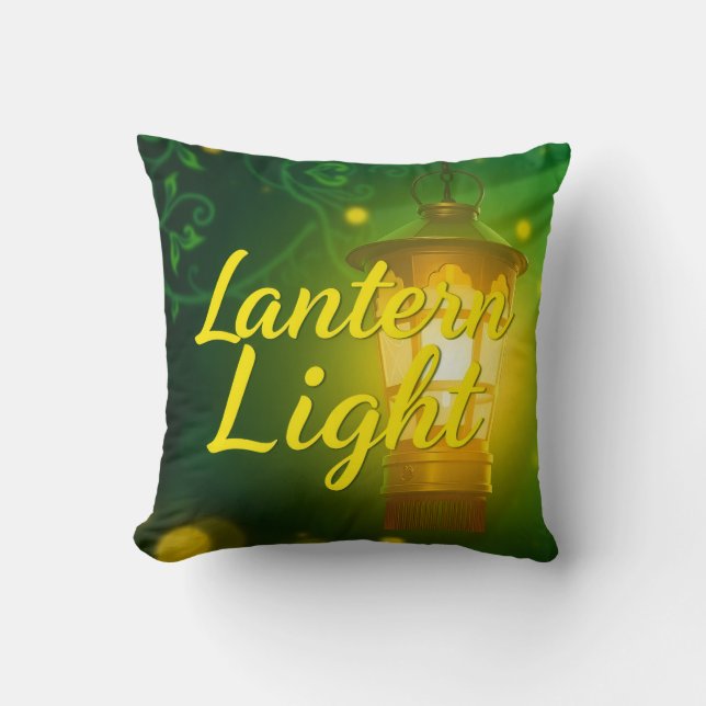 Cojín Decorativo Lantern Light Glow  Custom (Anverso)