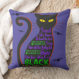 Cojín Decorativo Lápiz de gato negro