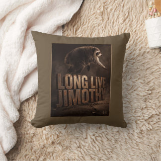 Cojín Decorativo Larga vida a Jimothy Raccoon
