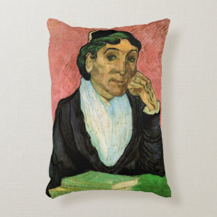 Cojín Decorativo L'Arlesiana (Señora Ginoux) por Vincent van Gogh