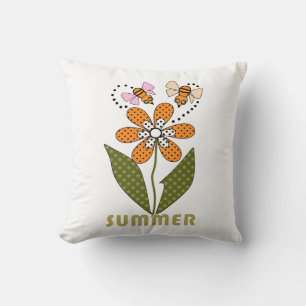 Cojín Decorativo las abejas aman el verano y yo también