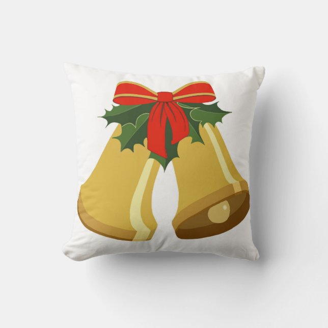 Cojín Decorativo Las campanas están sonando (Anverso)