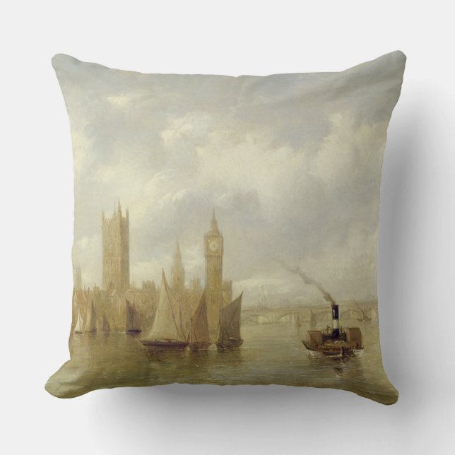 Cojín Decorativo Las casas del parlamento (Anverso)