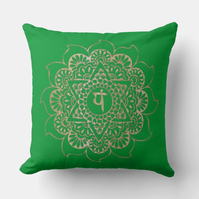 Cojín Decorativo Las Chakras Anahata - Pillow (Anverso)