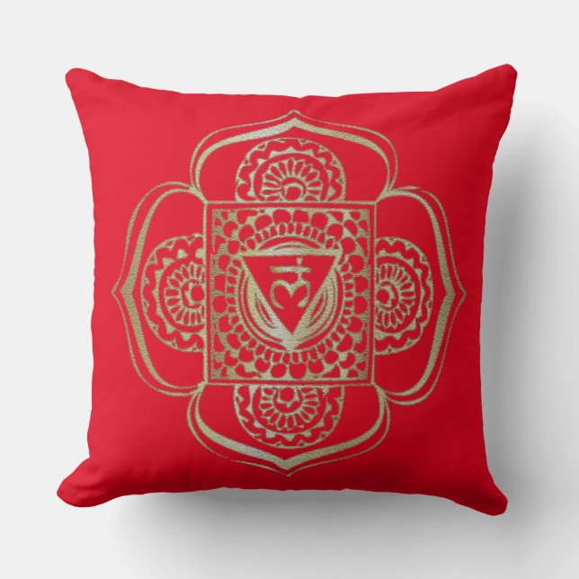 Cojín Decorativo Las Chakras Muladhara - Pillow (Anverso)