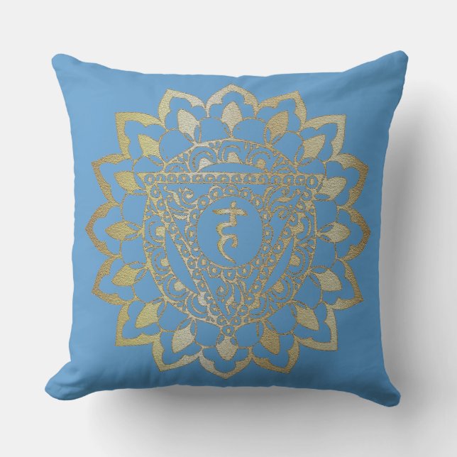Cojín Decorativo Las Chakras Vishudda - Pillow (Anverso)
