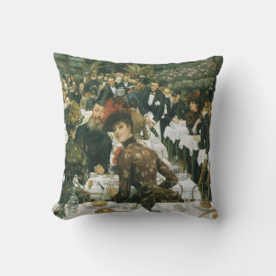 Cojín Decorativo Las damas del artista de James Tissot, Arte Antigu