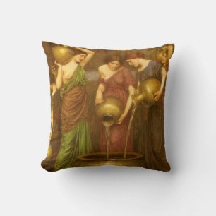 Cojín Decorativo Las Danaides por John William Waterhouse