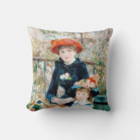 Las dos hermanas, en la terraza Auguste Renoir