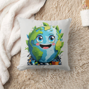 Cojín Decorativo Las emociones de la Tierra una historia de dos mun