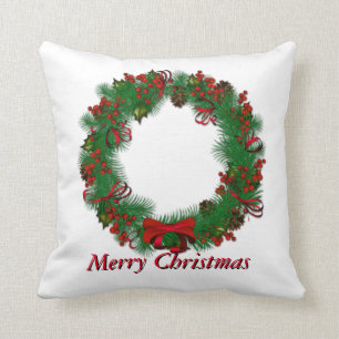 Cojín Decorativo Las Felices Navidad personalizan