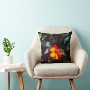 Cojín Decorativo Las flores brillan con la luz del sol