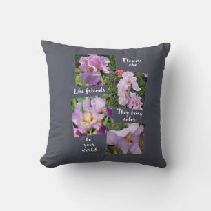 Cojín Decorativo Las flores son como amigos