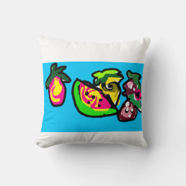 Cojín Decorativo Las frutas son divertidas 