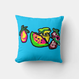 Cojín Decorativo Las frutas son divertidas 
