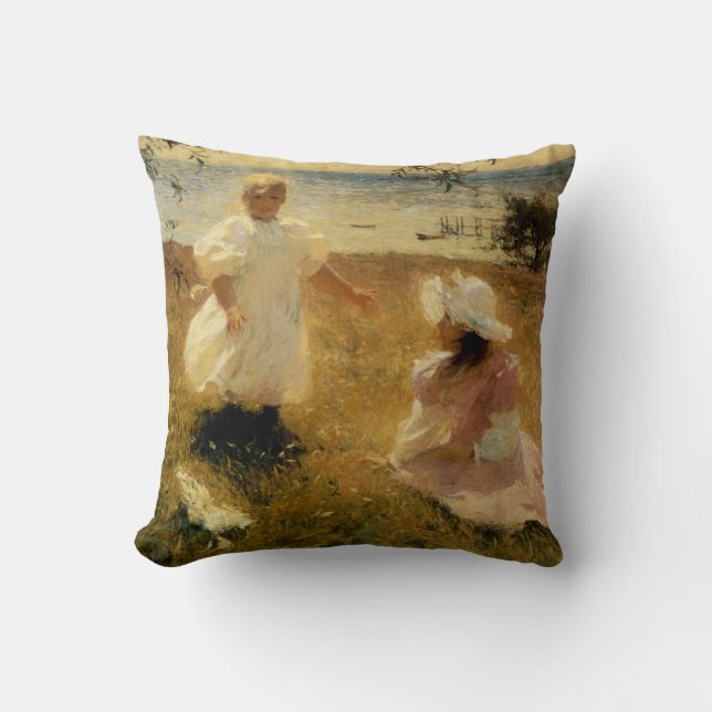 Cojín Decorativo Las hermanas (Anverso)