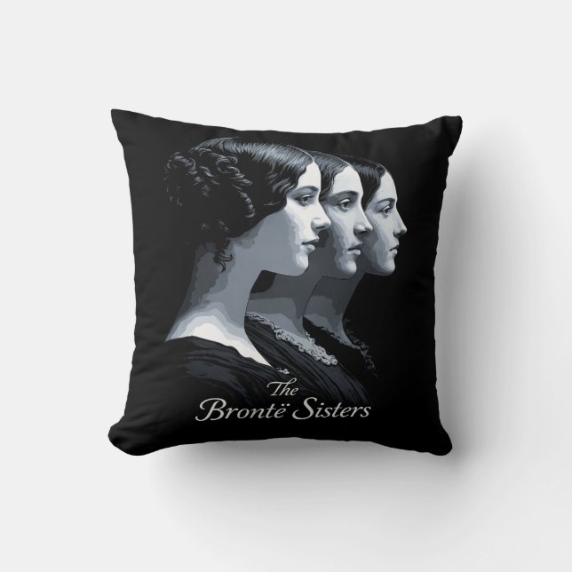 Cojín Decorativo Las hermanas Brontë (Anverso)