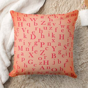 Cojín Decorativo Las letras del alfabeto