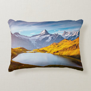 Cojín Decorativo Las majestuosas cumbres de Schtemhorn y Wetterhorn