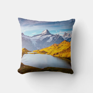 Cojín Decorativo Las majestuosas cumbres de Schtemhorn y Wetterhorn