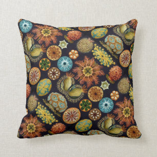 Cojín Decorativo Las maravillas oceánicas de Ernst Haeckel