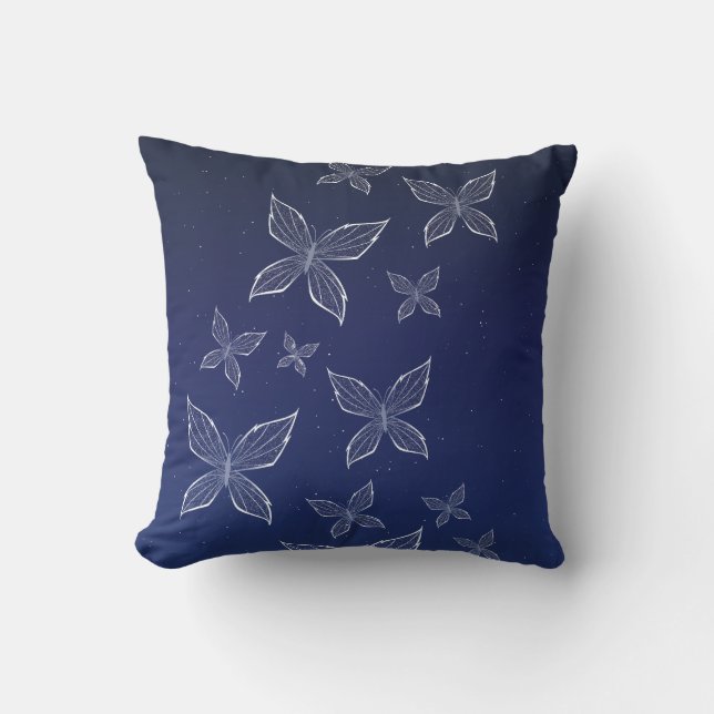 Cojín Decorativo Las mariposas Wraith de Hua Cheng (Anverso)