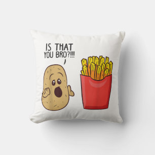 Cojín Decorativo Las Papas Fries Es Que Te Hermes Patatas Graciosas