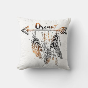 Cojín Decorativo Las plumas del sueño bohemio