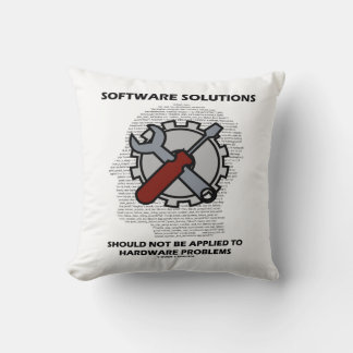 Cojín Decorativo Las Soluciones De Software No Deben Aplicarse Al H