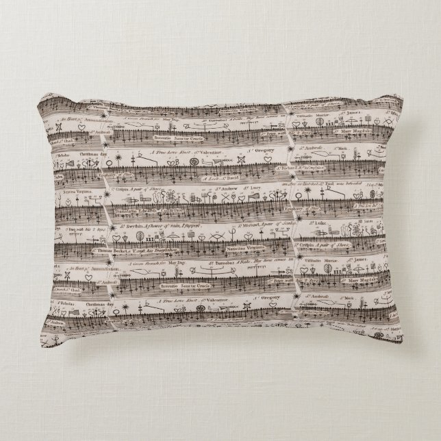 Cojín Decorativo Las vidas de los santos (Anverso)