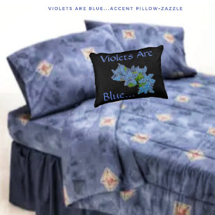 Cojín Decorativo Las Violetas Son Azules...