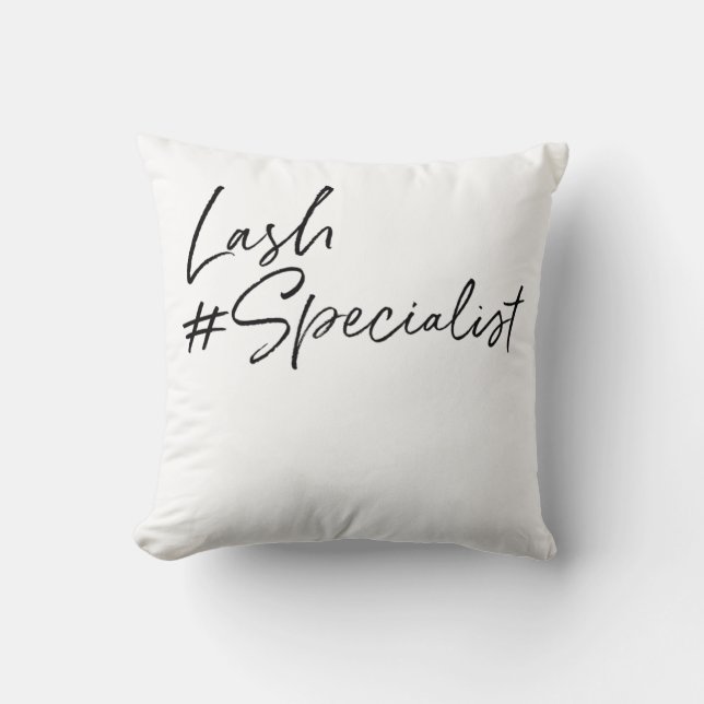 Cojín Decorativo Lash Especializado Lash Lash Lounge Lash Bar Las (Anverso)