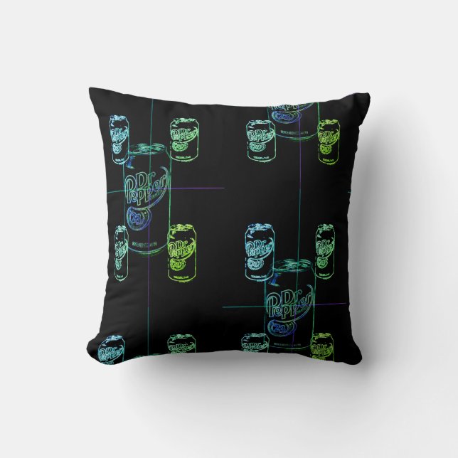 Cojín Decorativo latas de arte pop (Anverso)