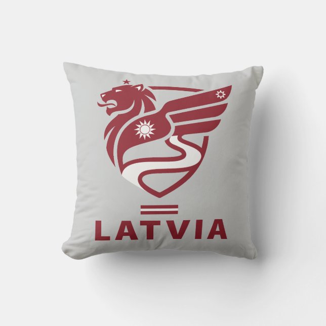 Cojín Decorativo Latvia Baltic State Northern Europe (Anverso)