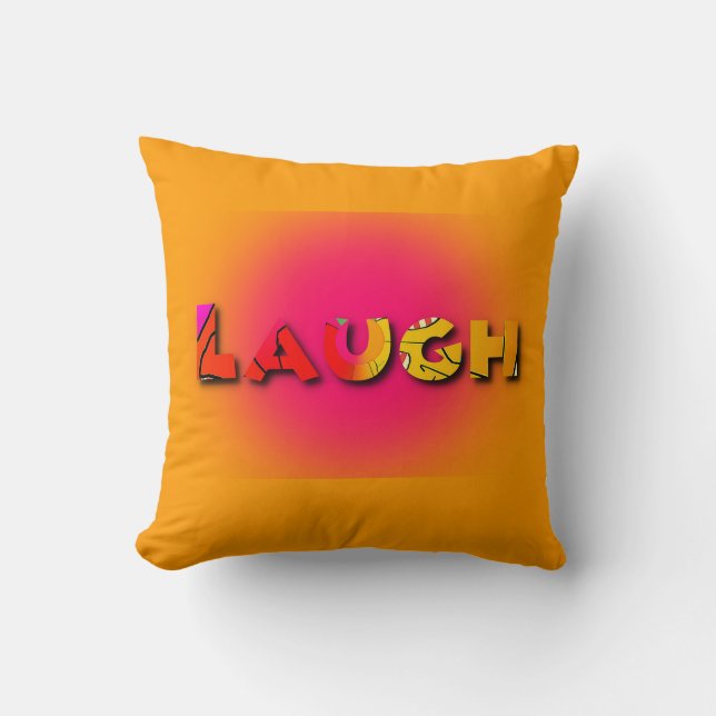 Cojín Decorativo Laugh Logo Square (Anverso)