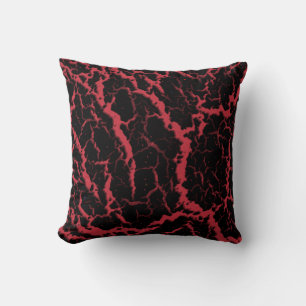 Cojín Decorativo Lava Espacial Agrietada - Coral
