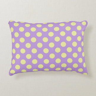Cojín Decorativo Lavanda Limón Lunares