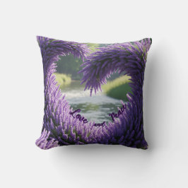 Cojín decorativo Lavanda – Love and Peace