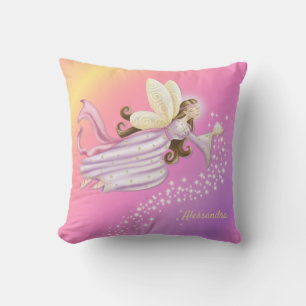 Cojín Decorativo Lavanda rosa amarillo amarillo rosa mágica Angel F