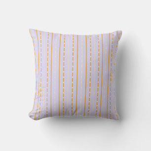 Cojín Decorativo Lavanda y patrón Naranja