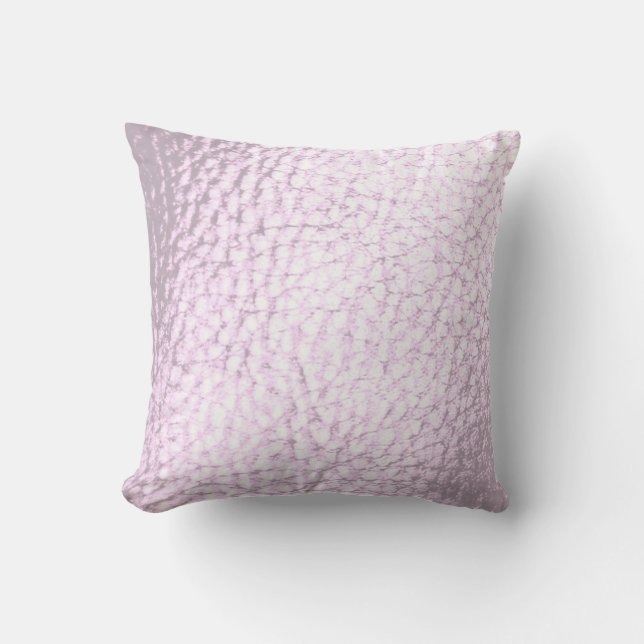 Cojín Decorativo Lavander Pearl Faux Leather Design (Anverso)