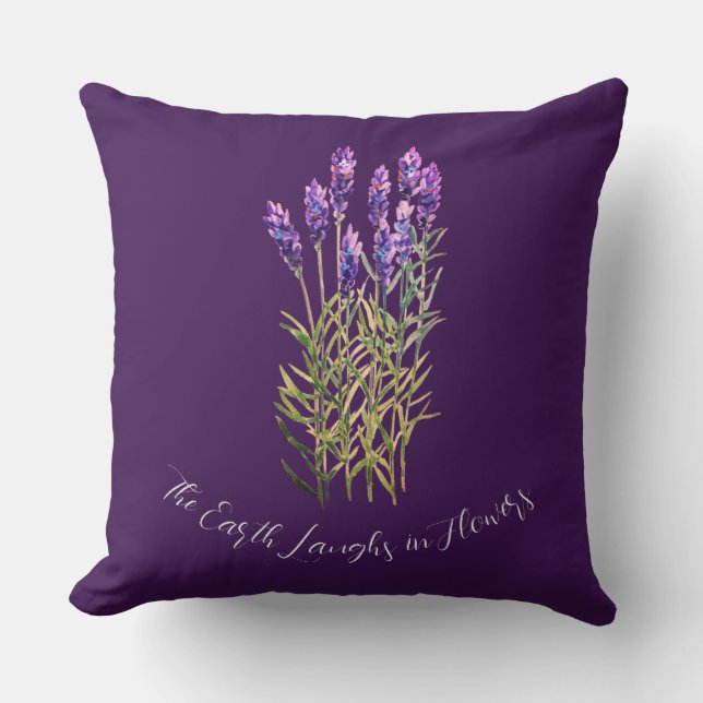 Cojín decorativo Lavender (Anverso)