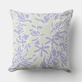 Cojín Decorativo Lavender Agapanthus Flower Sage Green